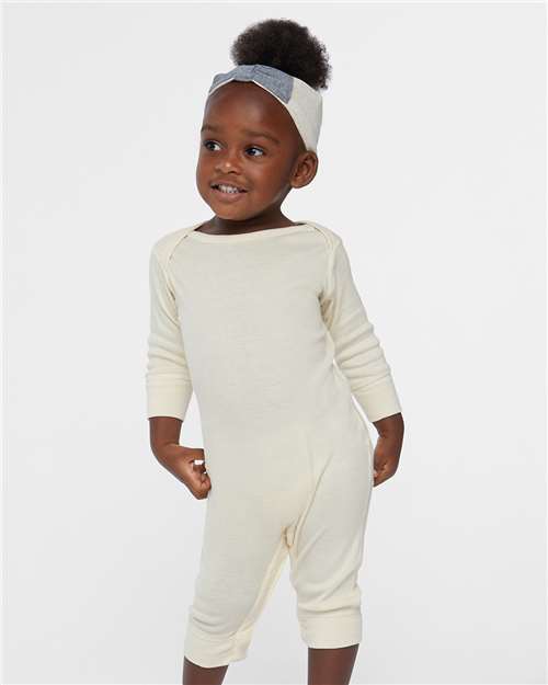 Infant Long Legged Baby Rib Bodysuit Rabbit Skins - 4412