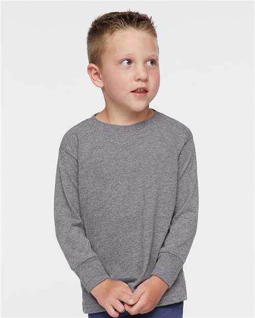 Toddler Fine Jersey Long Sleeve Tee Rabbit Skins - 3302