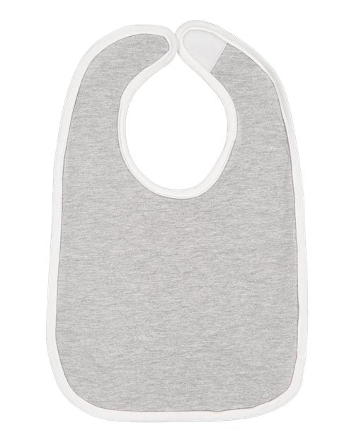 Infant Contrast Trim Premium Jersey Bib Rabbit Skins - 1004