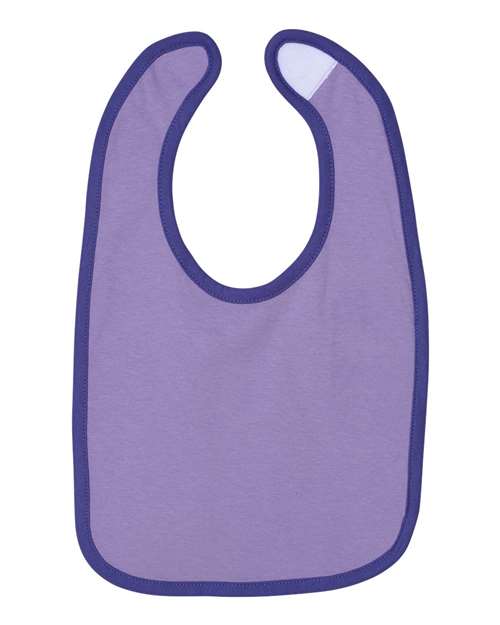 Infant Contrast Trim Premium Jersey Bib Rabbit Skins - 1004