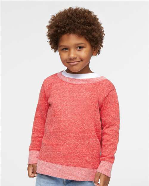 Toddler Harborside Mélange French Terry Crewneck Sweatshirt Rabbit Skins - 3379