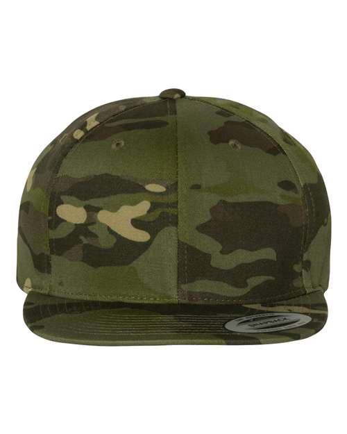 Premium Flat Bill Snapback Cap YP Classics - 6089M