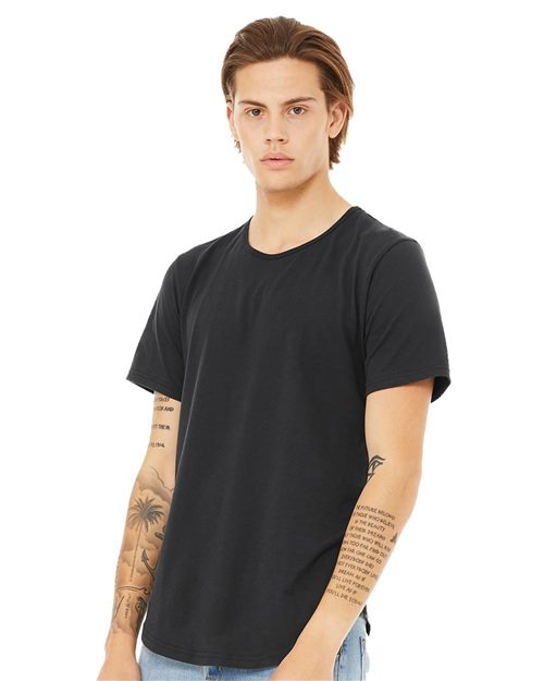 Men's Jersey Curved Hem Tee BELLA + CANVAS - 3003
