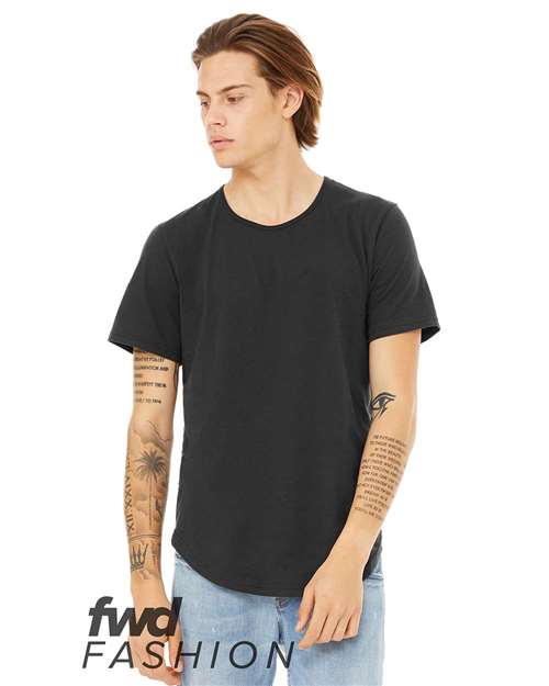 Men's Jersey Curved Hem Tee BELLA + CANVAS - 3003