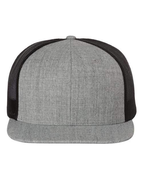 Wool Blend Flat Bill Trucker Cap Richardson - 511