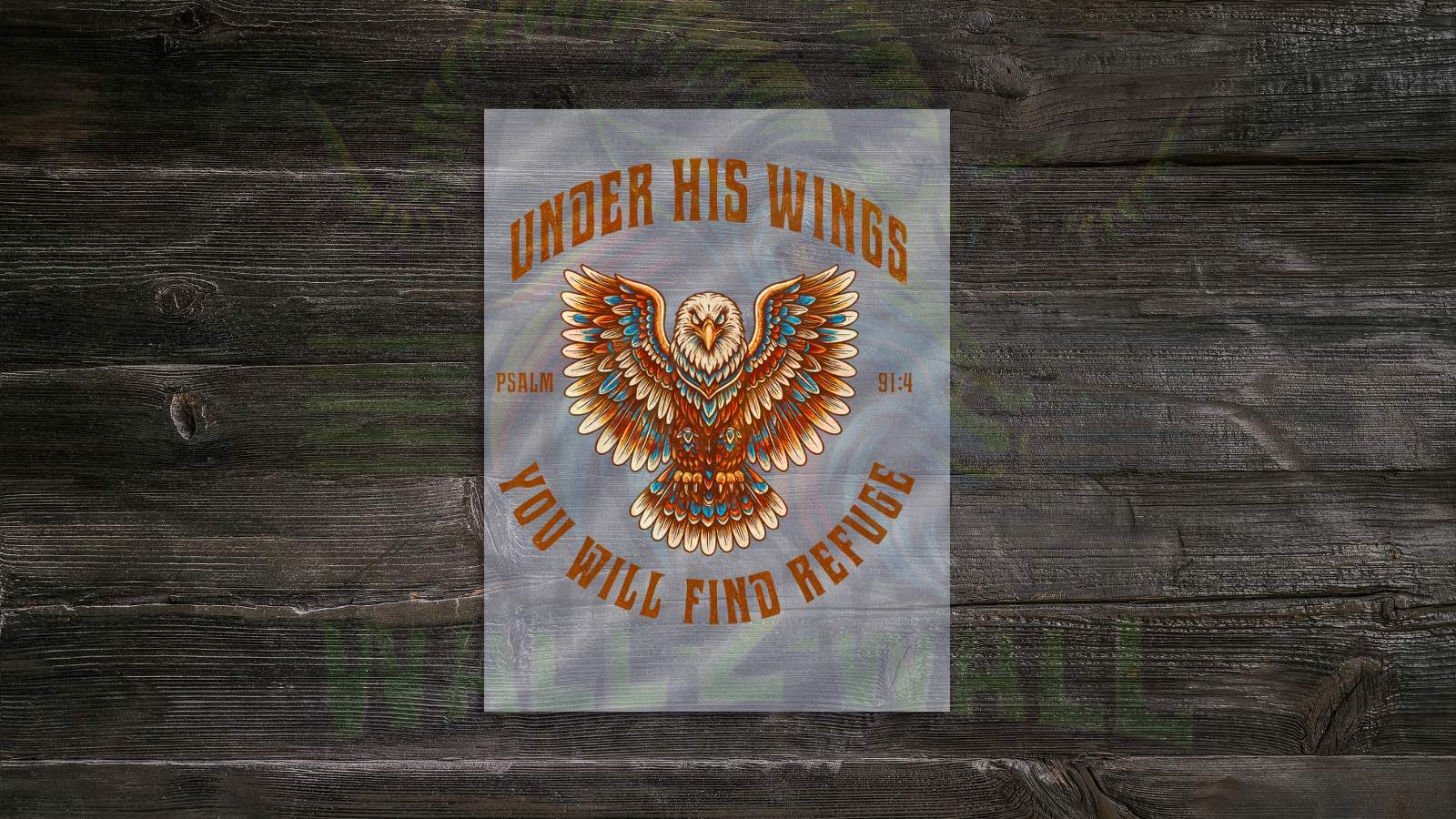 Under His Wings (2) - DTF Transfer | Single Press Ready Print